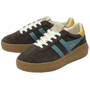 Gola Womens Athena Trainer - Mocha/Ocean/Pollen/Gum