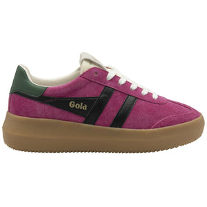 Gola Athena Trainer - Fuchsia/Black/Evergreen/Gum