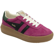 Gola Athena Trainer - Fuchsia/Black/Evergreen/Gum