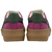 Gola Athena Trainer - Fuchsia/Black/Evergreen/Gum