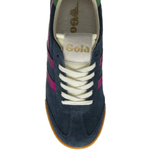 Gola Elan Glitz Trainer - Navy/Fuchsia/Emerald