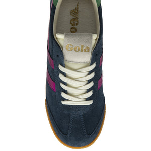 Gola Elan Glitz Trainer - Navy/Fuchsia/Emerald