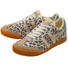 Gola Elan Safari Trainer - Snow Leopard/Light Caramel/Green Mist