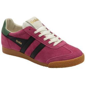 Gola Elan Trainers - Fuchsia/Black/Evergreen