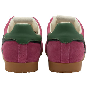 Gola Elan Trainers - Fuchsia/Black/Evergreen