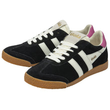 Gola Elan Trainers - Black/Off White/Fuchsia