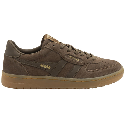 Gola Hawk Suede 86 Trainer - Otter/Gum