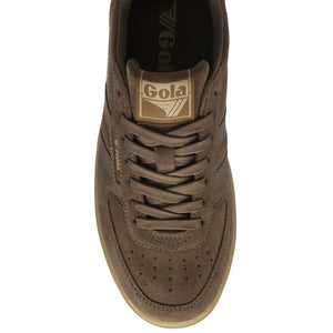 Gola Hawk Suede 86 Trainer - Otter/Gum