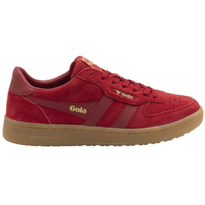 Gola Hawk Suede 86 Trainer - Red/Gum