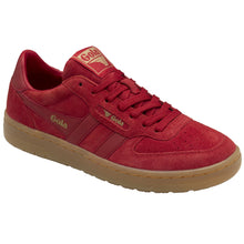 Gola Hawk Suede 86 Trainer - Red/Gum