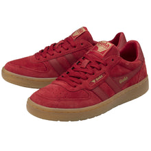 Gola Hawk Suede 86 Trainer - Red/Gum