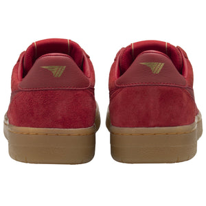 Gola Hawk Suede 86 Trainer - Red/Gum