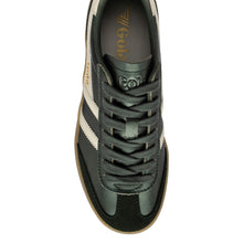 Gola Viper Metallic Trainer - Bottle Green/Off White/Gum