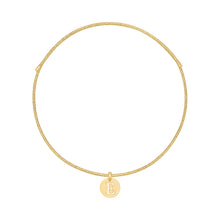 Talis Chains Custom Initial Necklace - Brown/Silver/Gold