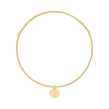 Talis Chains Custom Initial Necklace - Brown/Silver/Gold