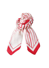 Black Colour Tyra Mini Scarf - Red
