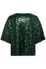 Saint Tropez Myra Sequin Blouse - June Bug