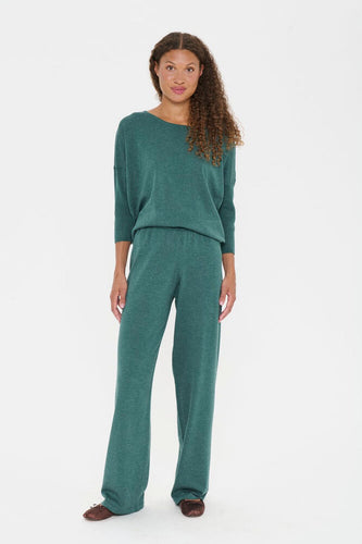 Saint Tropez Mila Pant - June Bug Melange Green