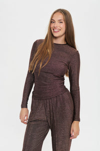 Saint Tropez Noria Blouse - Dark Oak
