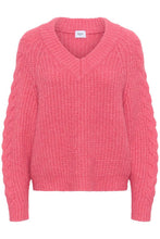 Saint Tropez Manda Pullover - Wild Rose Melange Pink