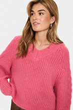 Saint Tropez Manda Pullover - Wild Rose Melange Pink