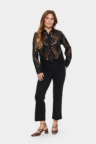 Saint Tropez Julianna Shirt - Black