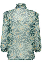 Saint Tropez Maxine Blouse - Pine Autumn Floral