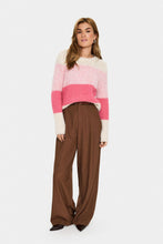 Saint Tropez Mandy Pullover - Wild Rose Melange Pink