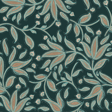 Saint Tropez Maxine Dress - Pine Autumn Floral