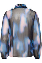 Saint Tropez Lilja Crinkle Shirt - Black Mirage Mist