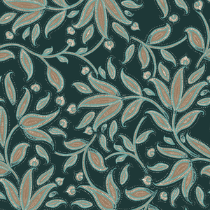 Saint Tropez Maxine Dress - Pine Autumn Floral