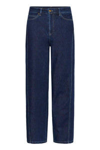 Saint Tropez Loesa Jeans - Dark Blue Denim