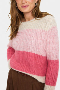 Saint Tropez Mandy Pullover - Wild Rose Melange Pink