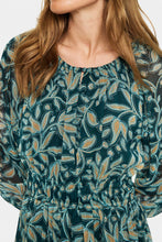 Saint Tropez Maxine Dress - Pine Autumn Floral
