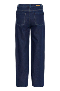 Saint Tropez Loesa Jeans - Dark Blue Denim