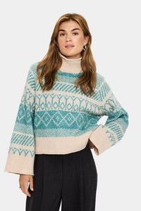 Saint Tropez Micha Rollneck - Aqua Haze Melange