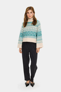 Saint Tropez Micha Rollneck - Aqua Haze Melange