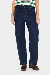 Saint Tropez Loesa Jeans - Dark Blue Denim