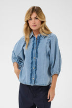 Saint Tropez Othilde Shirt - Light Blue Denim