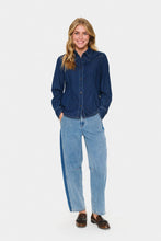 Saint Tropez Marthe Shirt - Medium Blue Denim