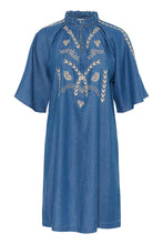 Saint Tropez Onaya Dress - Medium Blue Denim