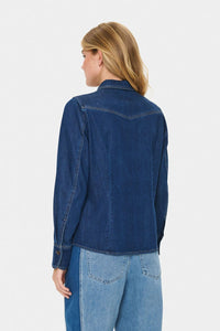 Saint Tropez Marthe Shirt - Medium Blue Denim