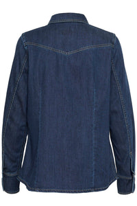 Saint Tropez Marthe Shirt - Medium Blue Denim
