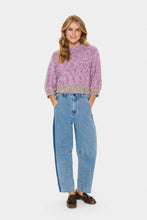 Saint Tropez Mylene Pullover - Red Violet