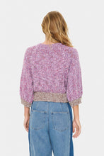 Saint Tropez Mylene Pullover - Red Violet