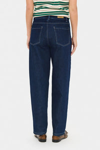 Saint Tropez Loesa Jeans - Dark Blue Denim