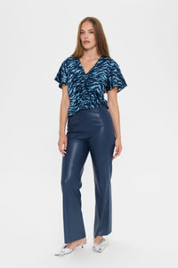 Saint Tropez Dowie Flared Pants - Pageant Blue