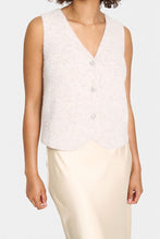 Saint Tropez Xenya Vest - Crystal Gray Melange