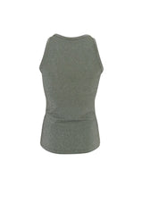 Black Colour Faye Lurex Top - Olive