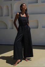 Lilly Pilly Keely Linen Jumpsuit - Black